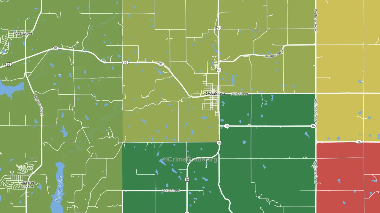 66066, KS Map of Theft Rates