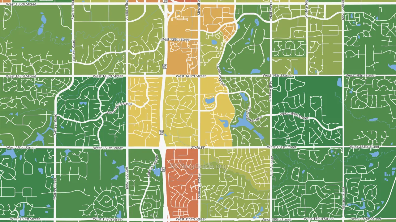 66223, KS Map of Theft Rates
