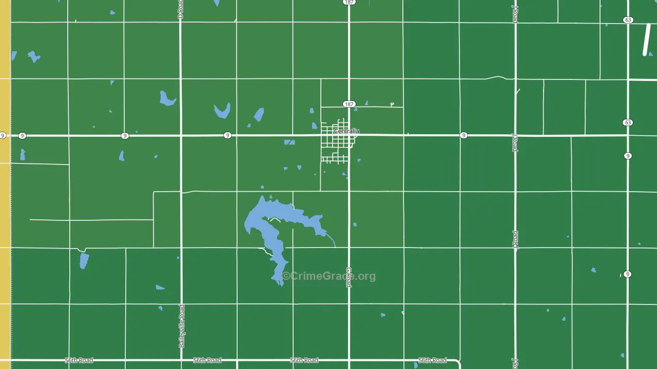 66415, KS Map of Theft Rates
