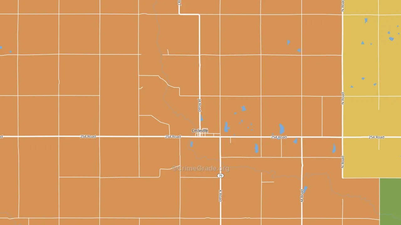 66416, KS Map of Theft Rates