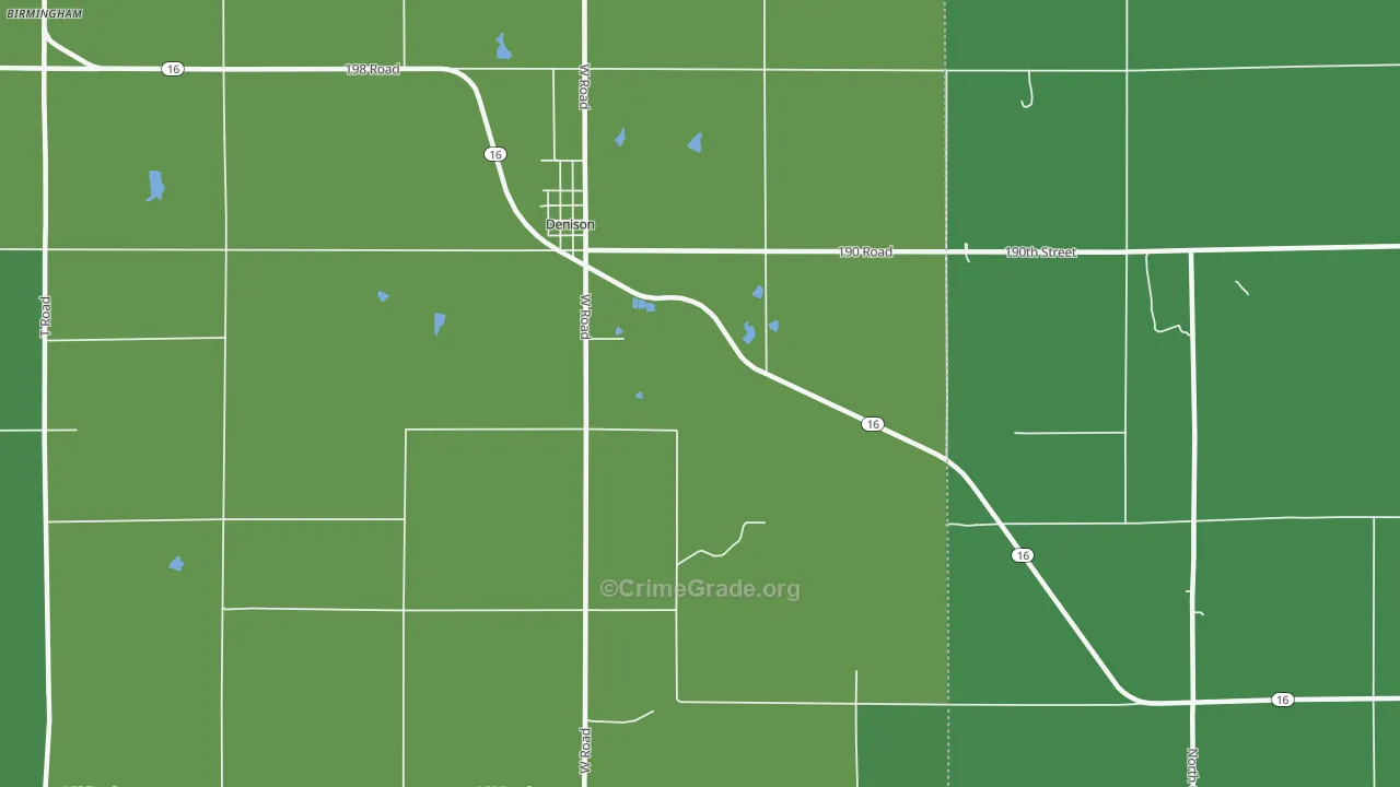 66419, KS Map of Theft Rates