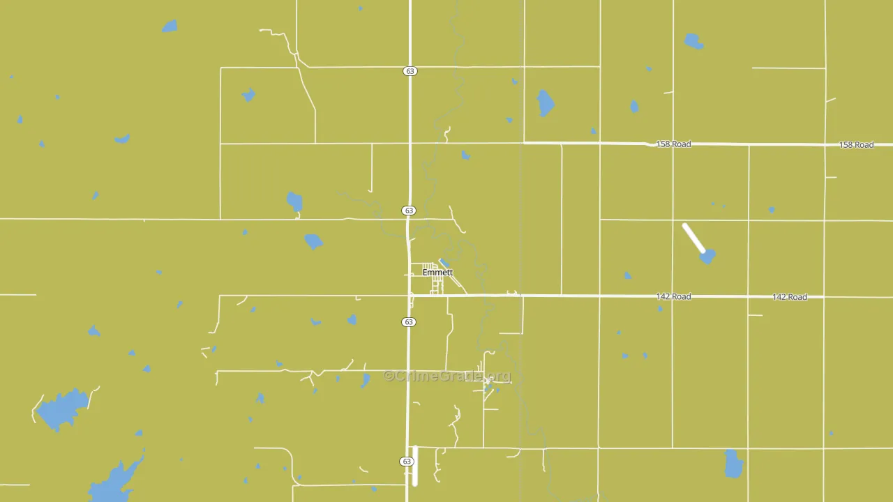 66422, KS Map of Theft Rates