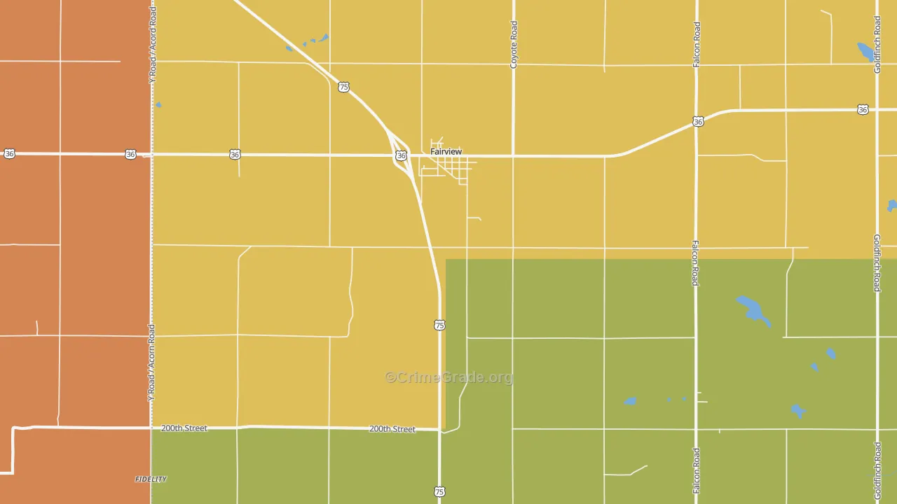 66425, KS Map of Theft Rates