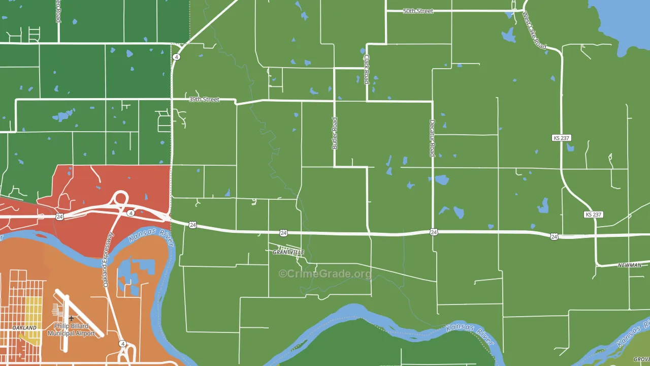 66429, KS Map of Theft Rates