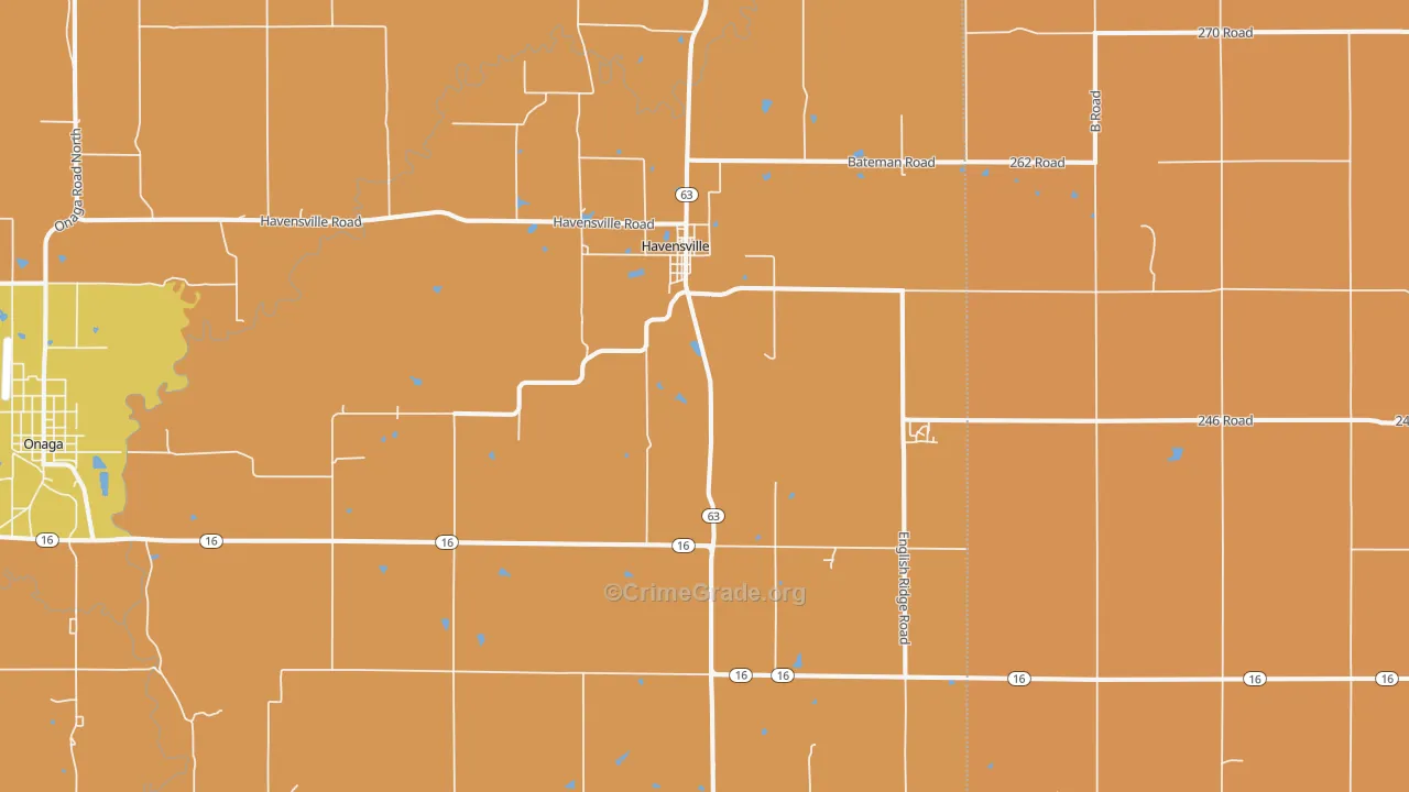 66432, KS Map of Theft Rates
