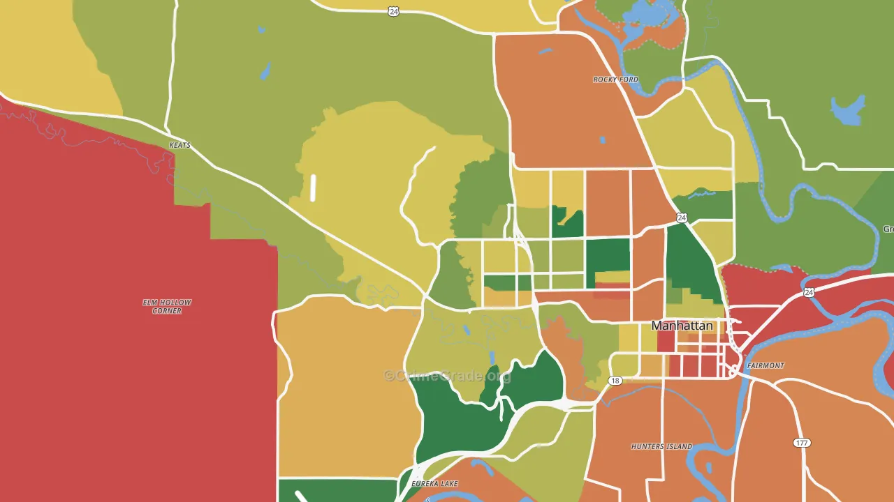 66503, KS Map of Theft Rates