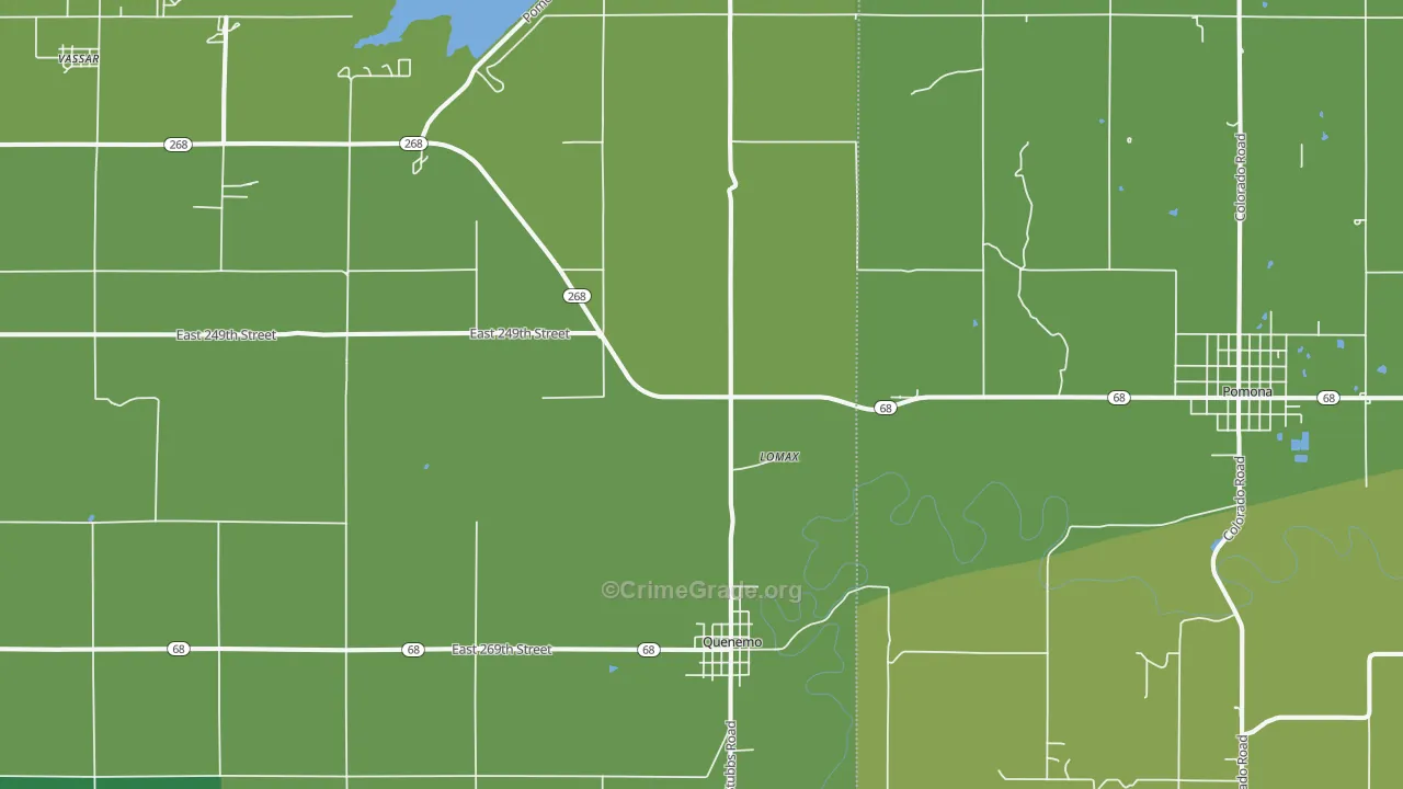 66528, KS Map of Theft Rates