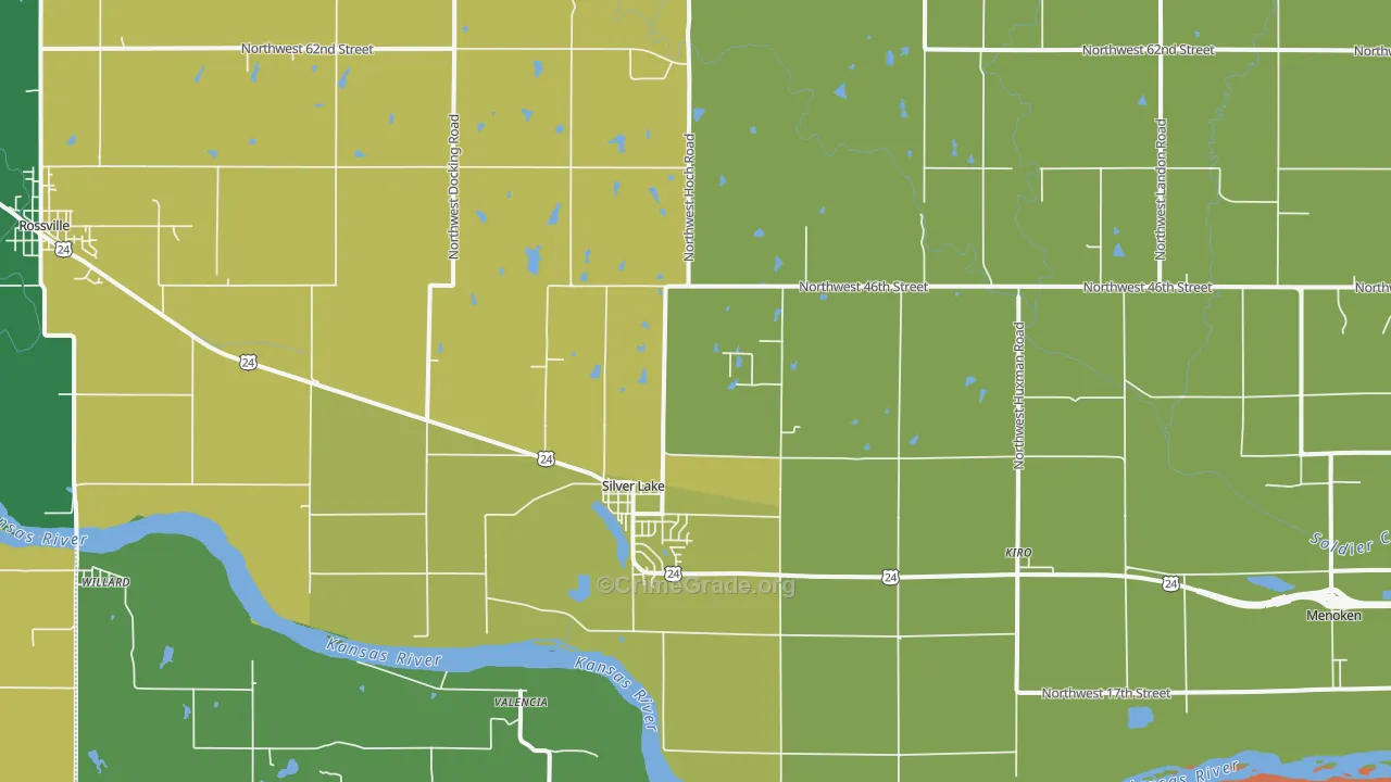 66539, KS Map of Theft Rates