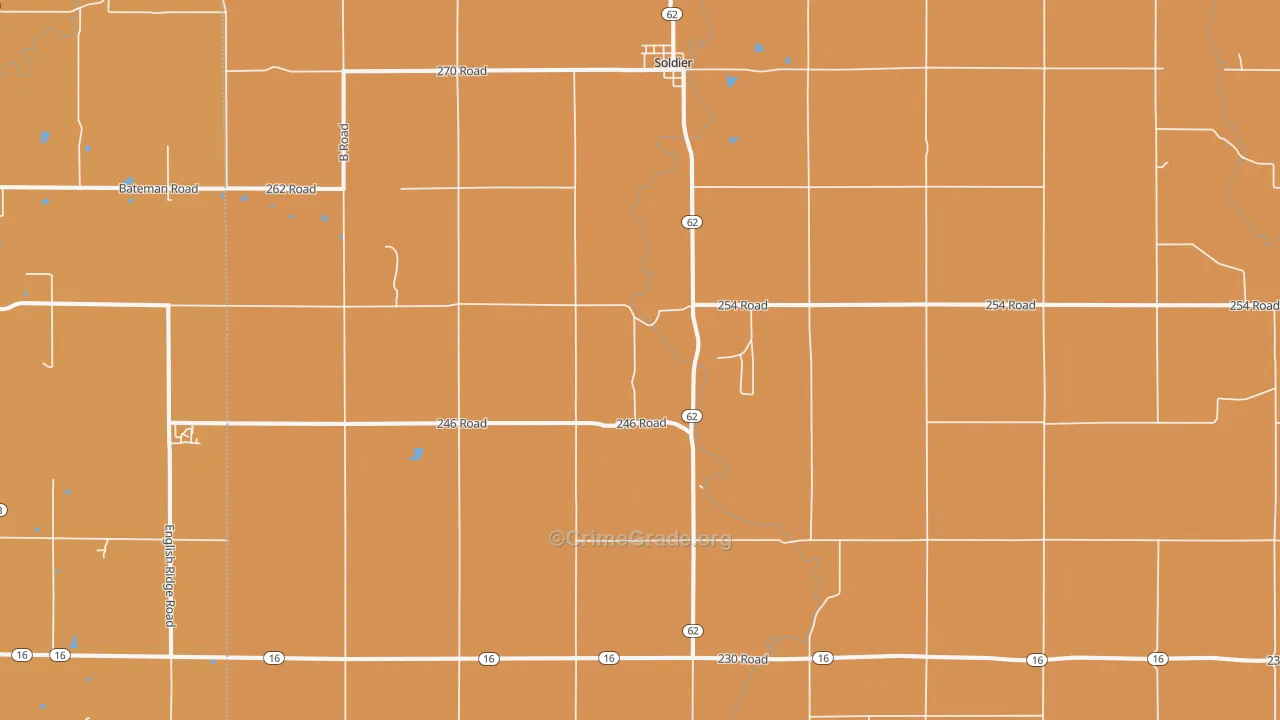 66540, KS Map of Theft Rates