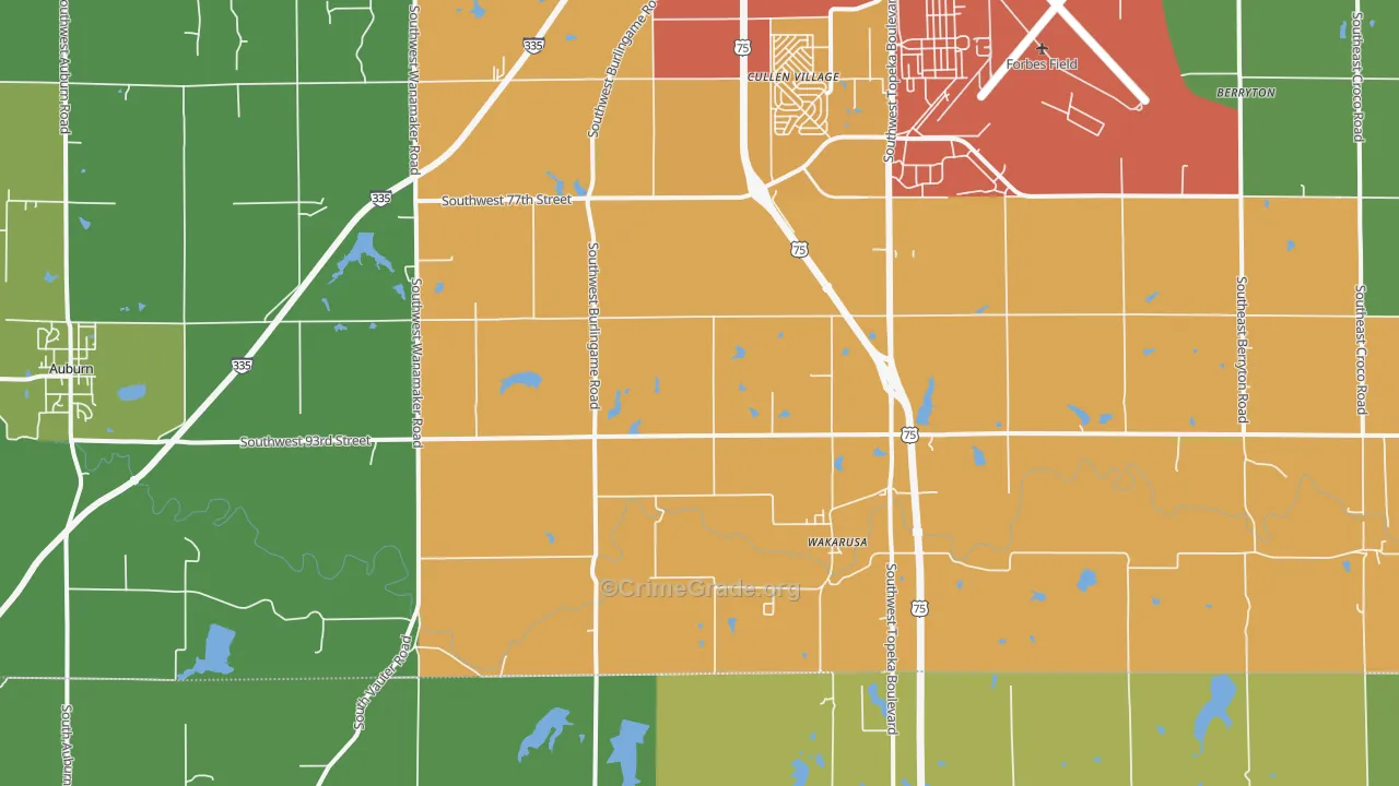 66546, KS Map of Theft Rates