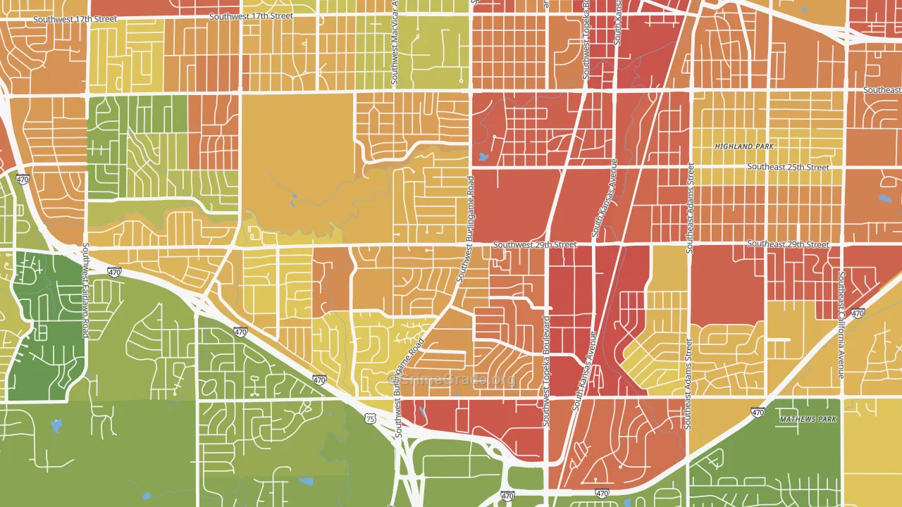 66611, KS Map of Theft Rates