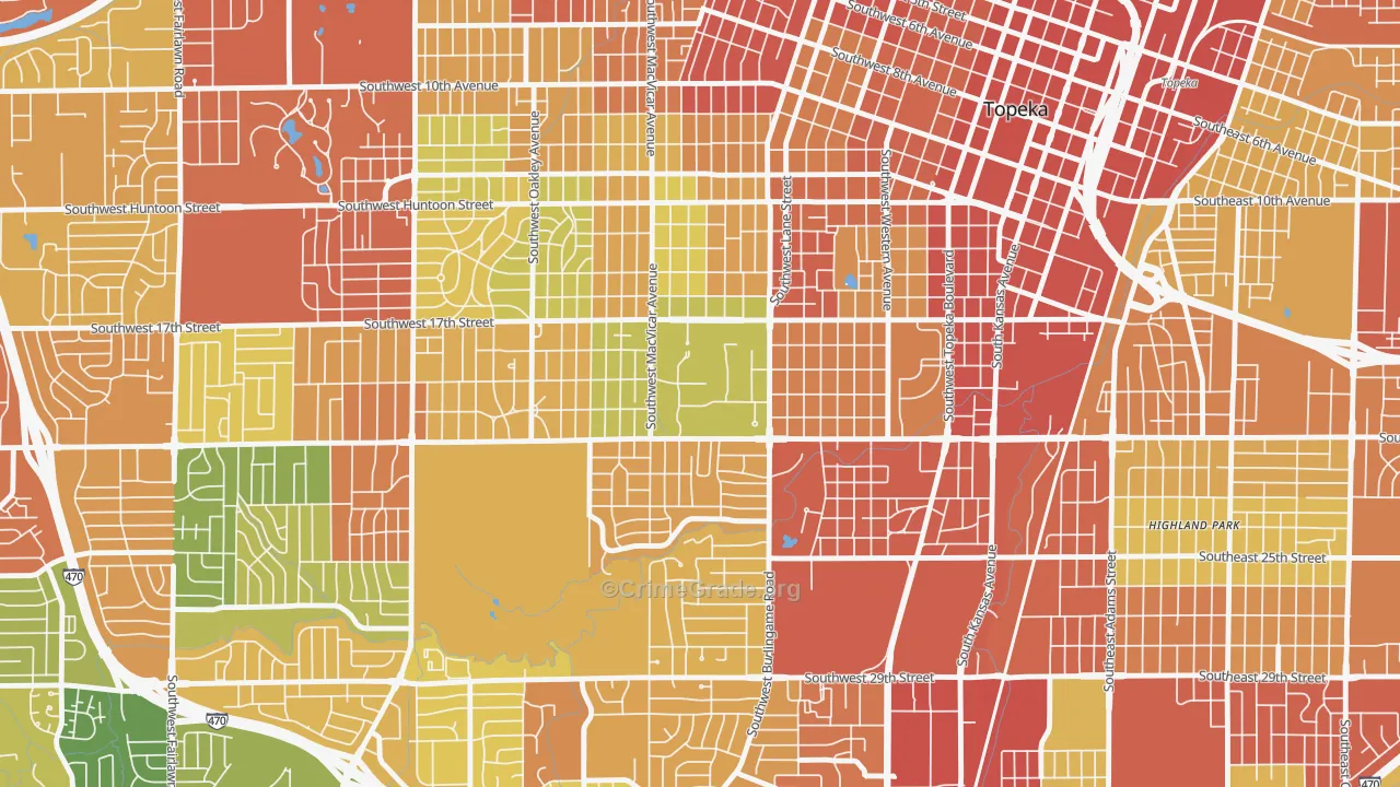 66621, KS Map of Theft Rates