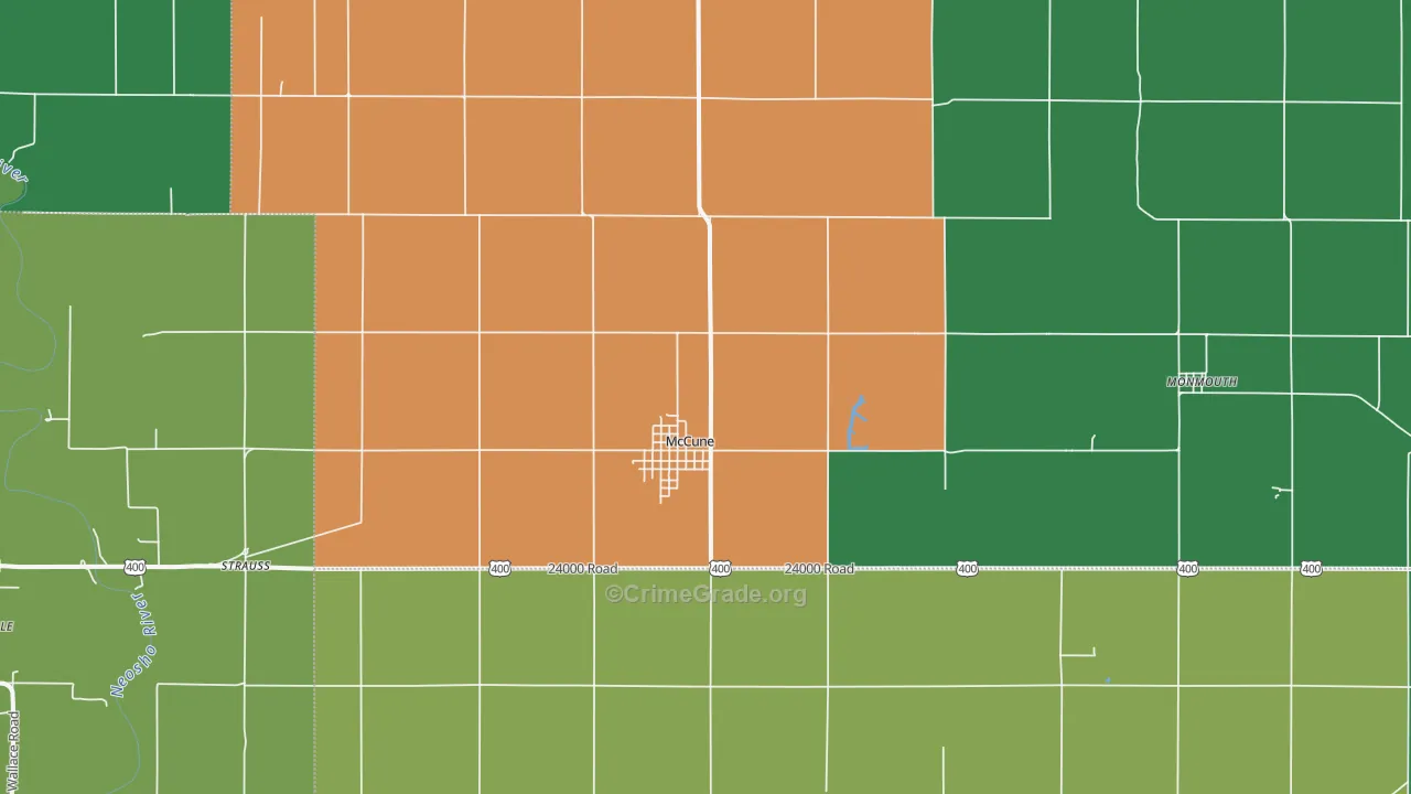 66753, KS Map of Theft Rates