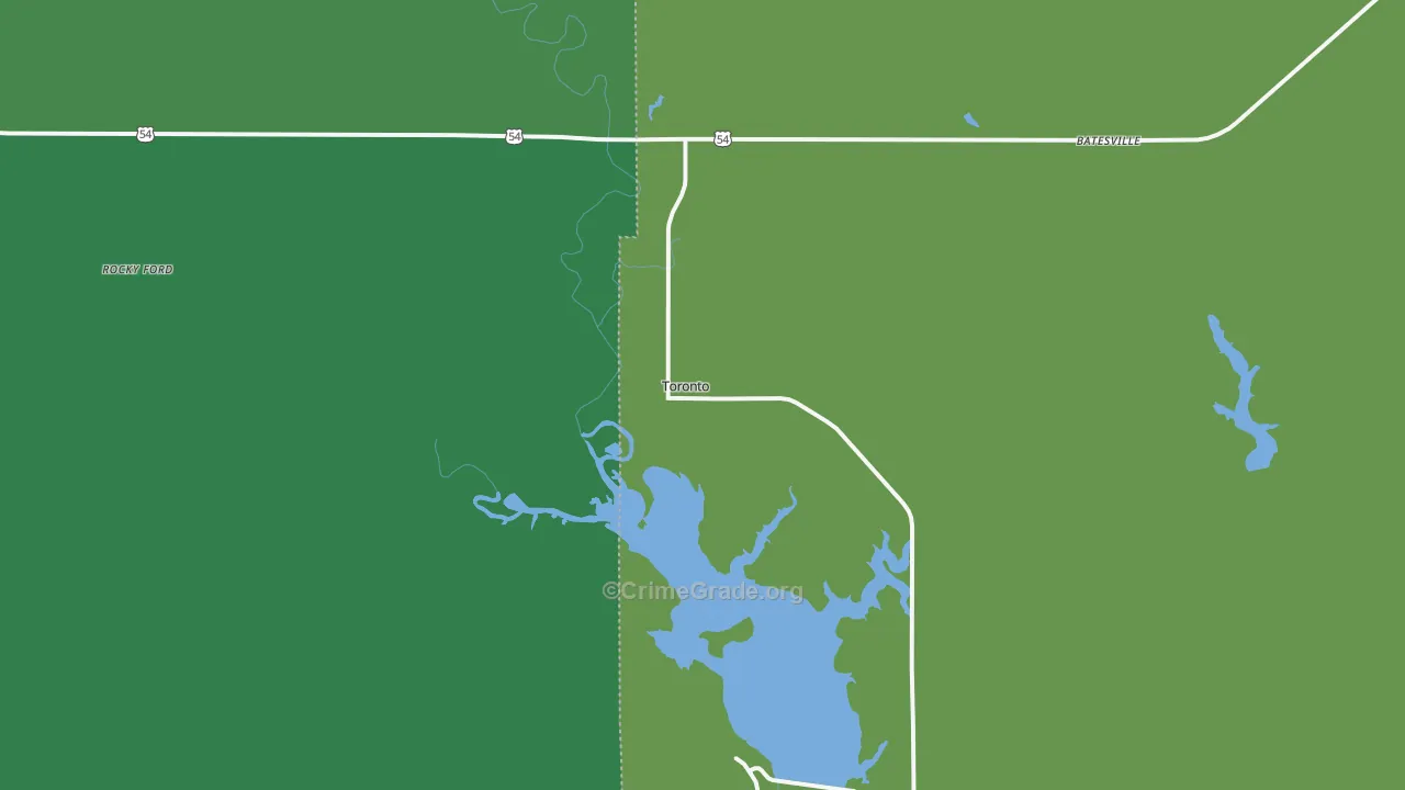 66777, KS Map of Theft Rates