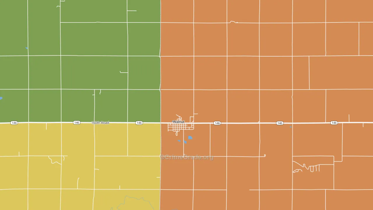 66780, KS Map of Theft Rates