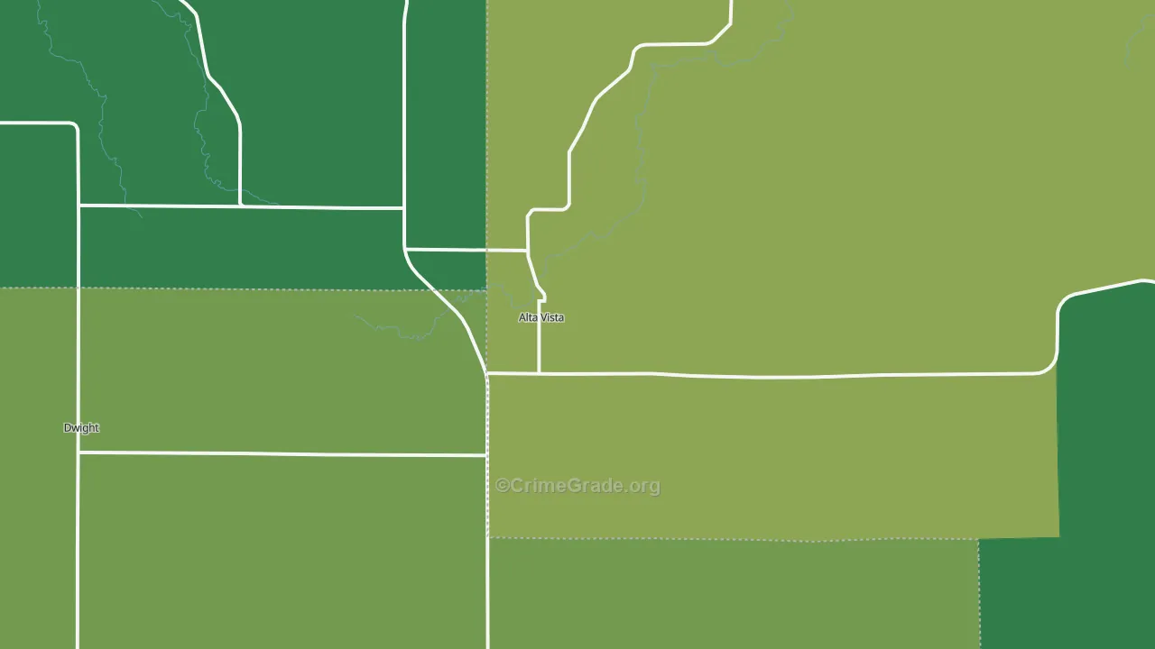 66834, KS Map of Theft Rates
