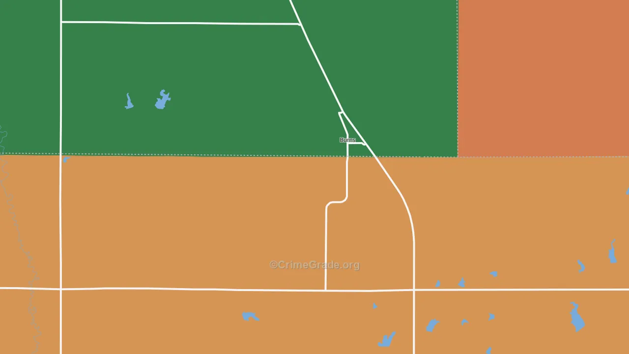 66840, KS Map of Theft Rates