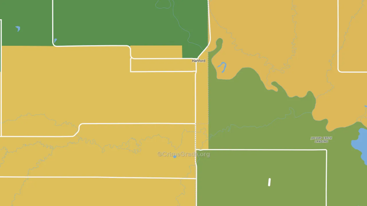 66854, KS Map of Theft Rates