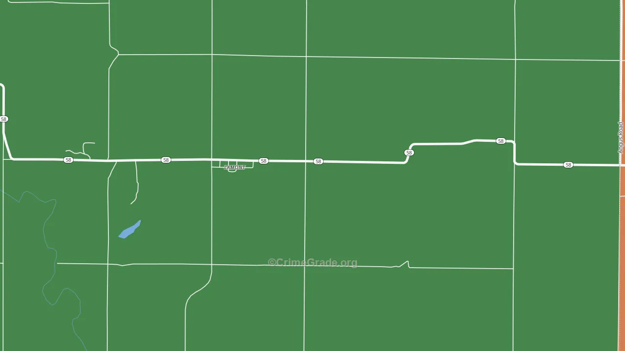 66855, KS Map of Theft Rates