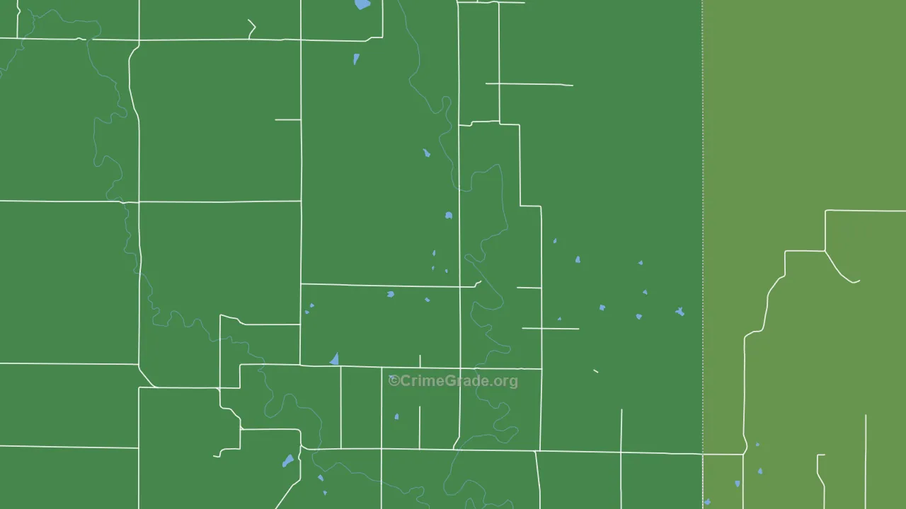 66870, KS Map of Theft Rates
