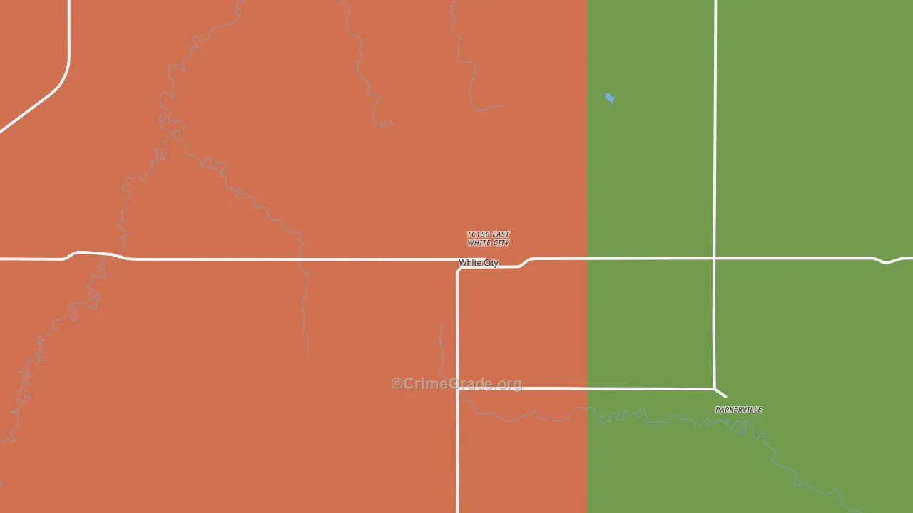 66872, KS Map of Theft Rates