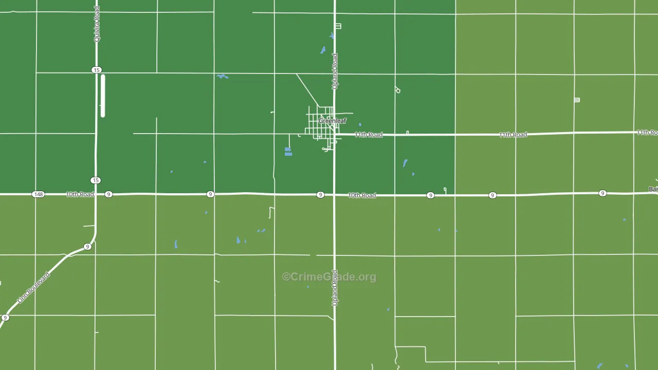 66943, KS Map of Theft Rates