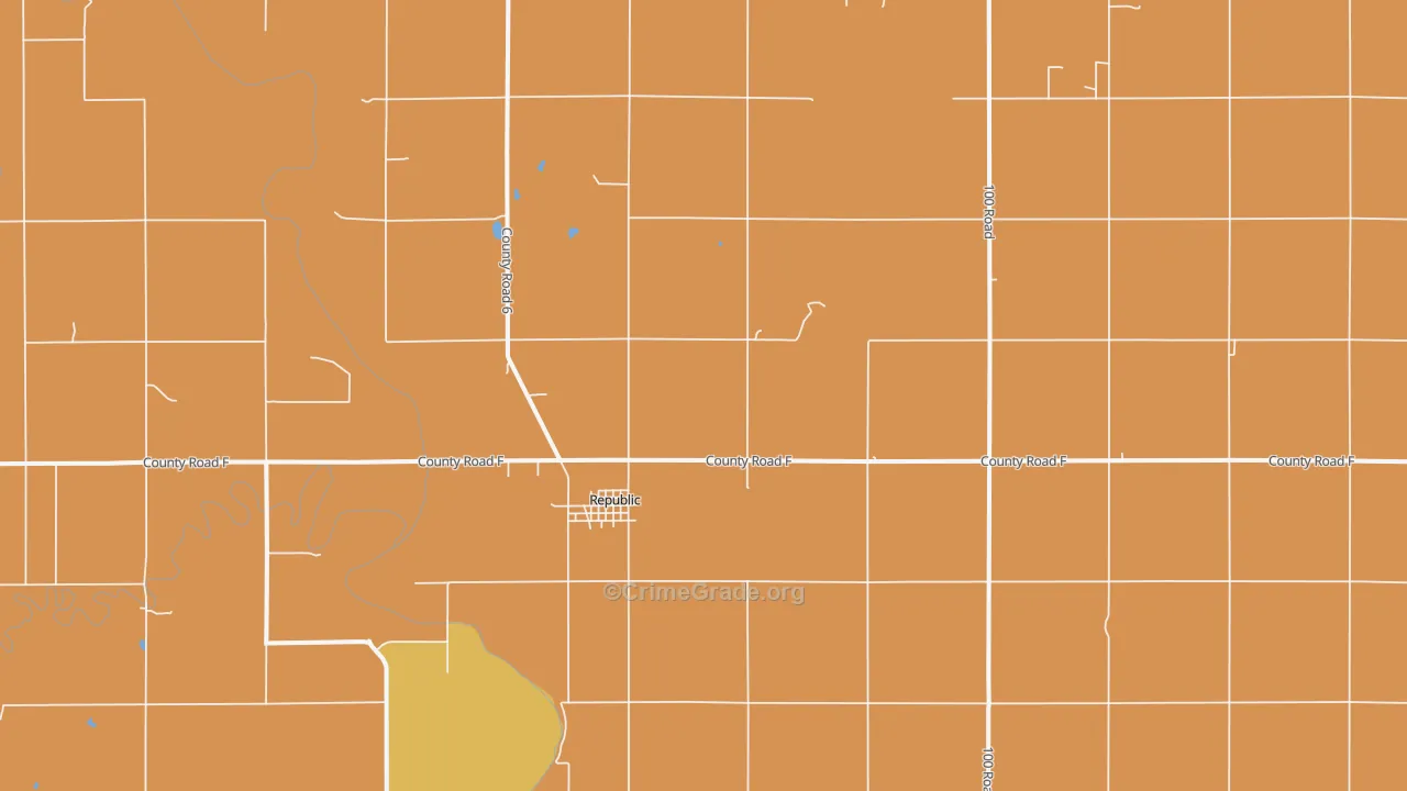 66964, KS Map of Theft Rates