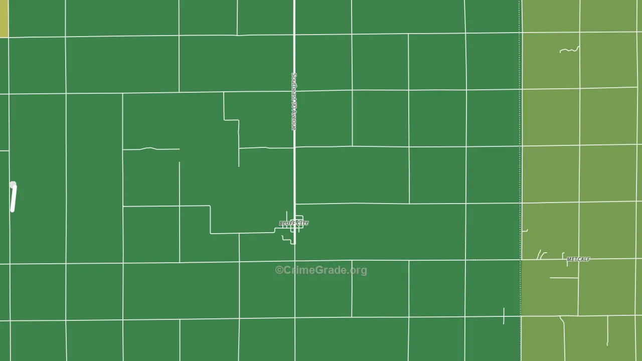 67018, KS Map of Theft Rates