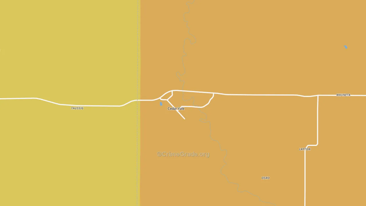67024, KS Map of Theft Rates