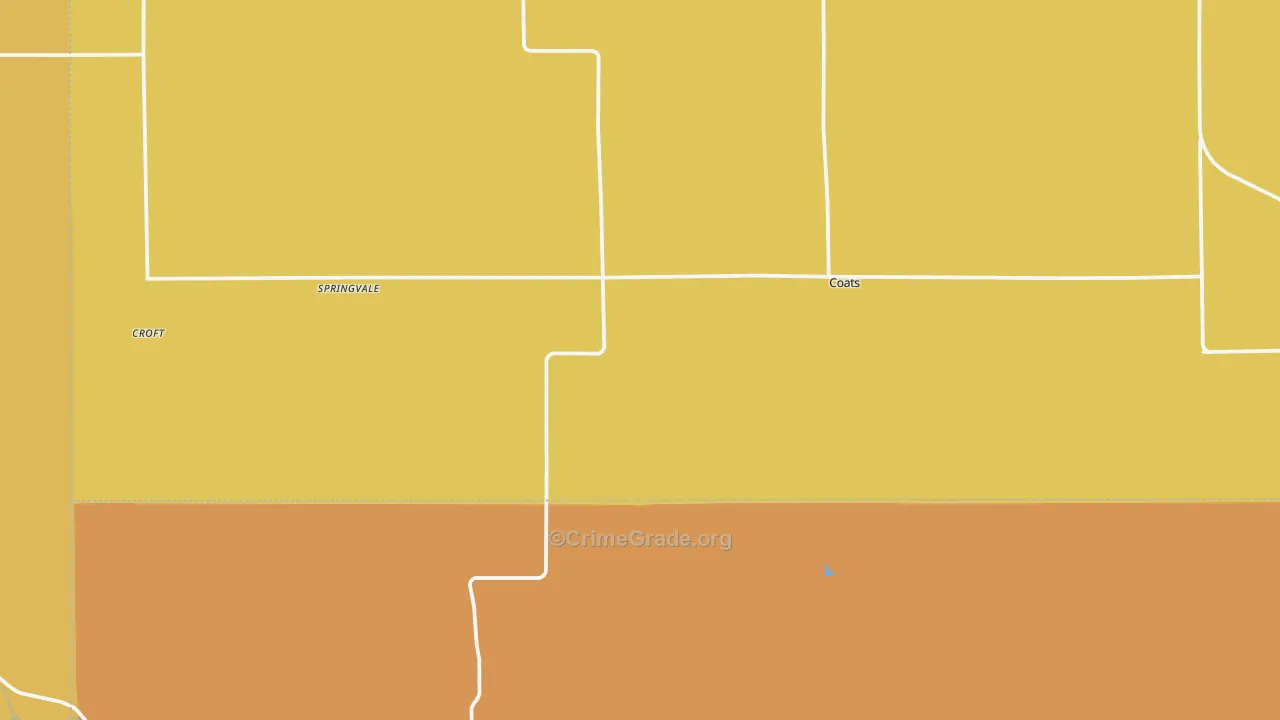 67028, KS Map of Theft Rates