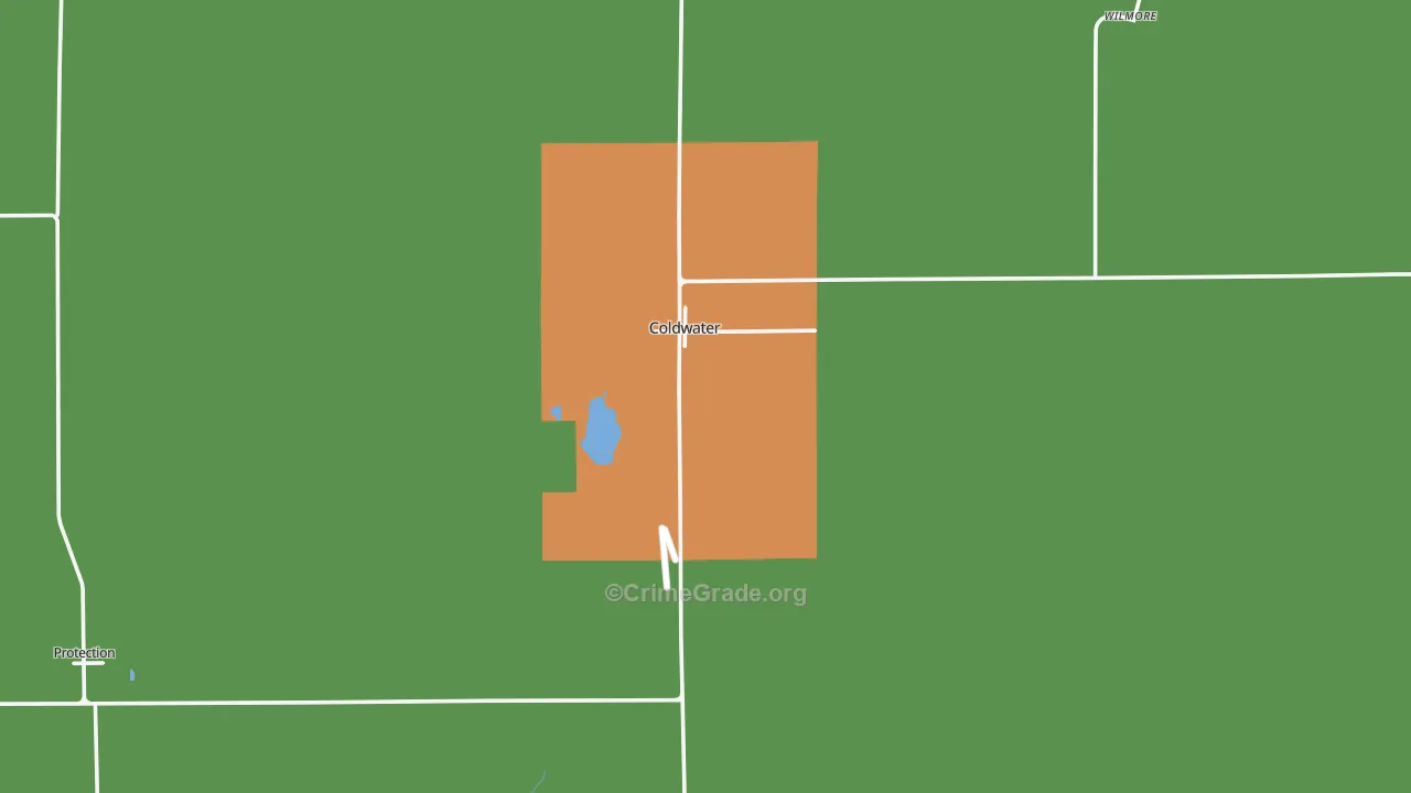 67029, KS Map of Theft Rates
