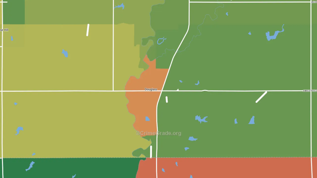 67039, KS Map of Theft Rates