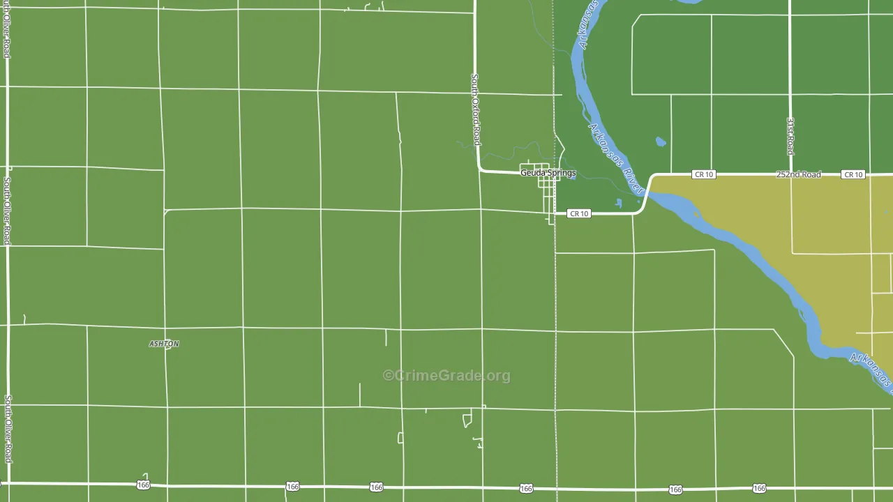 67051, KS Map of Theft Rates