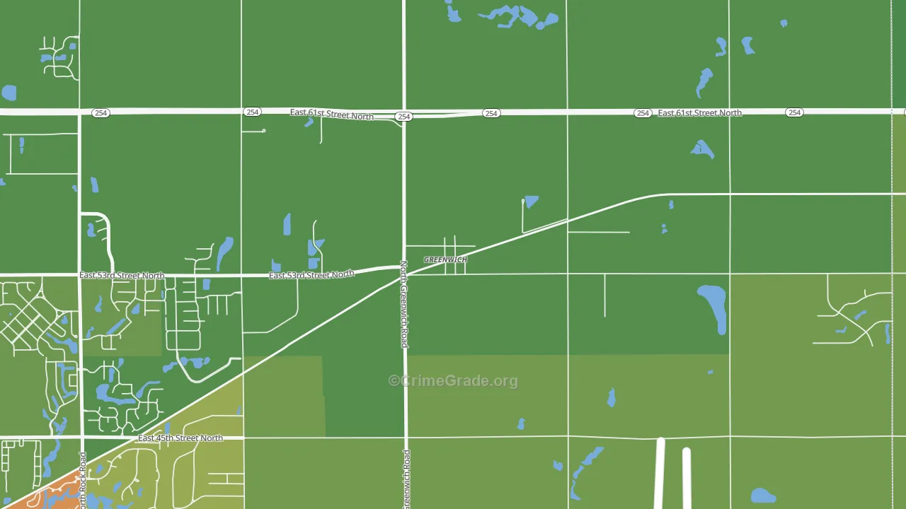 67055, KS Map of Theft Rates