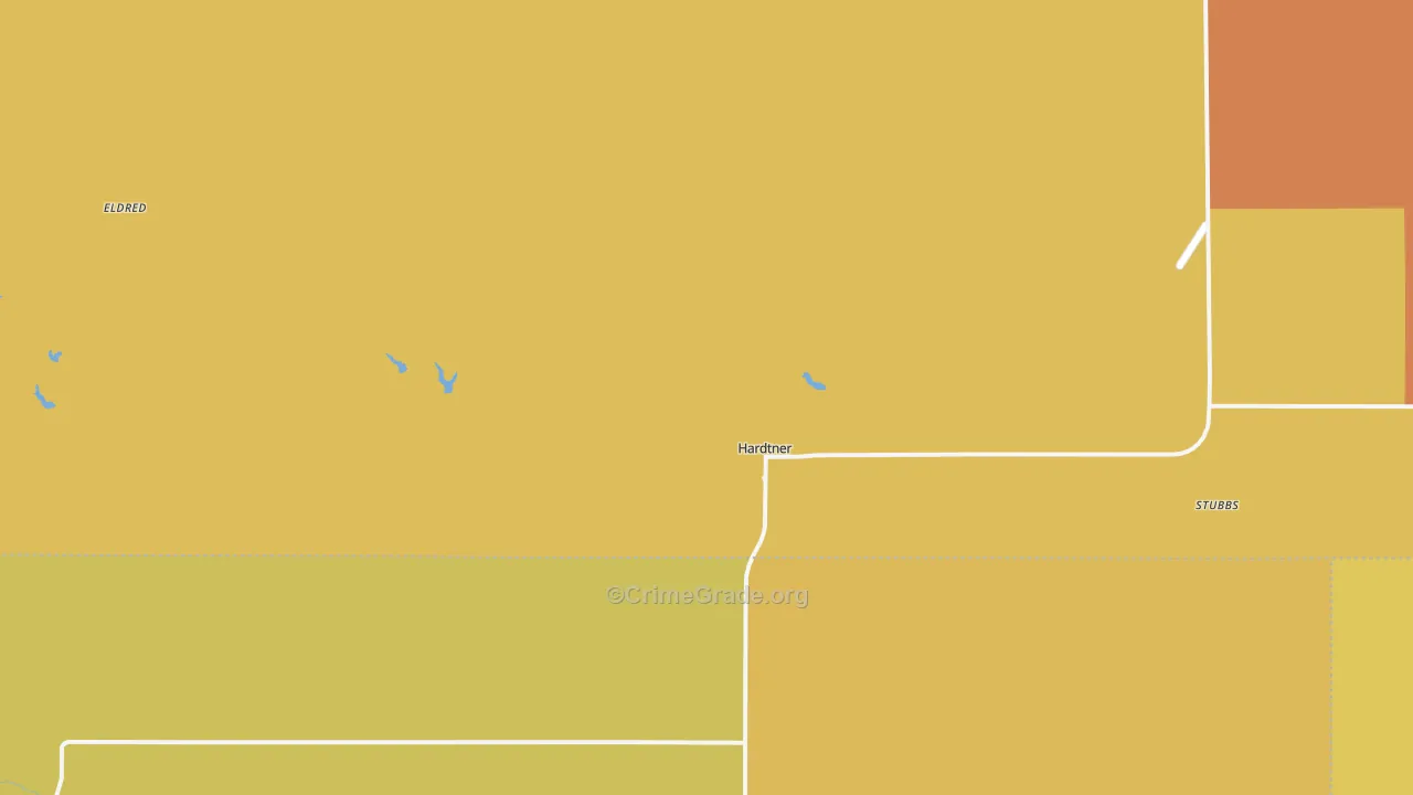 67057, KS Map of Theft Rates