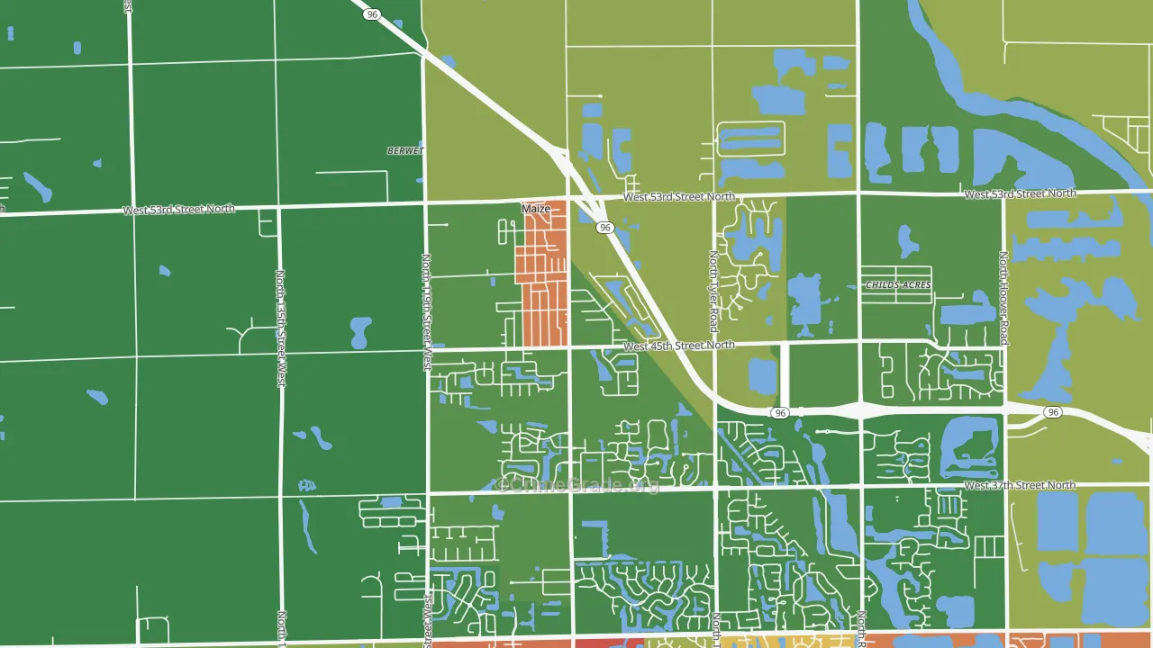 67101, KS Map of Theft Rates