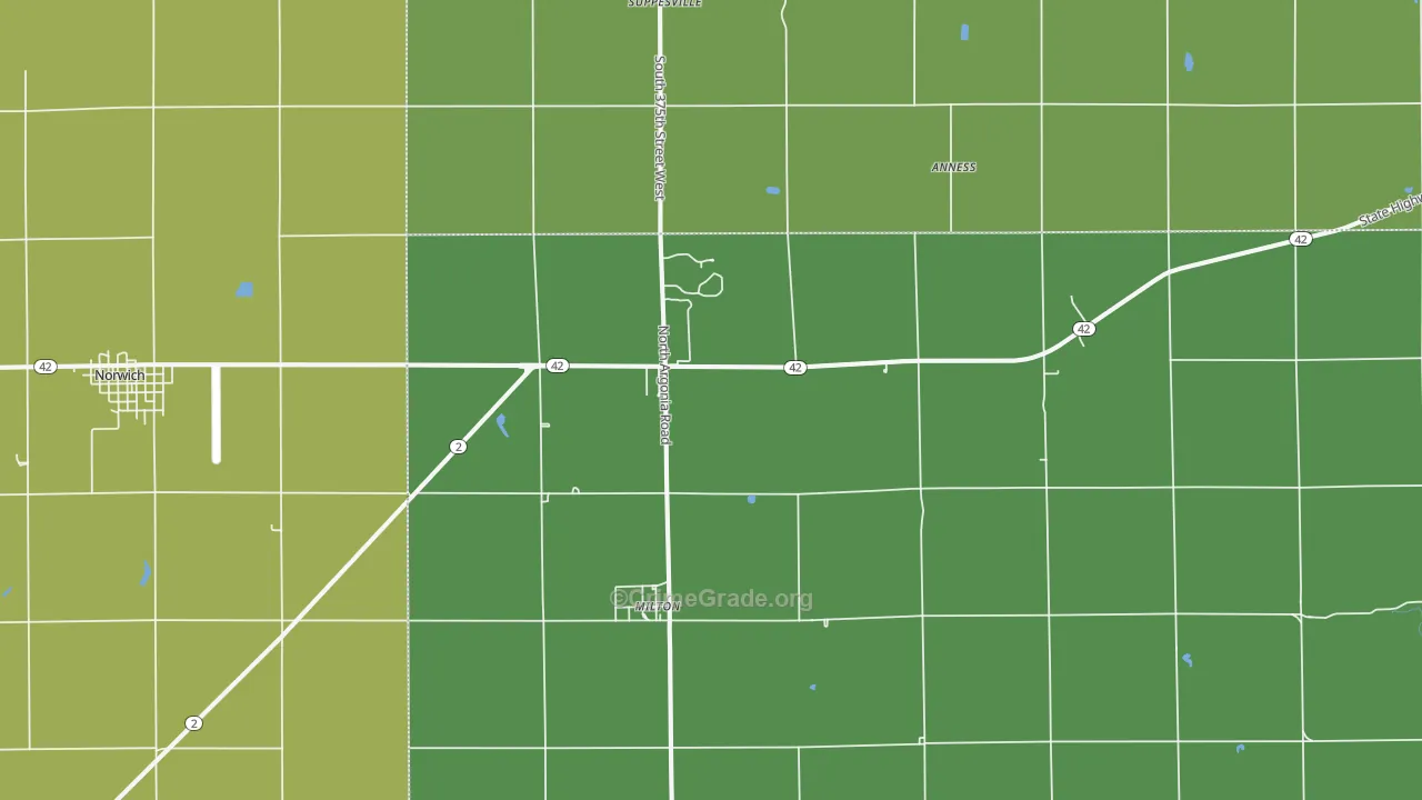67106, KS Map of Theft Rates