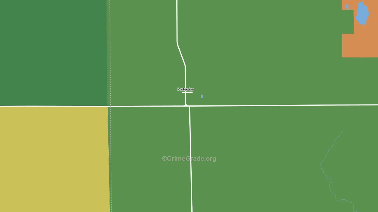 67127, KS Map of Theft Rates
