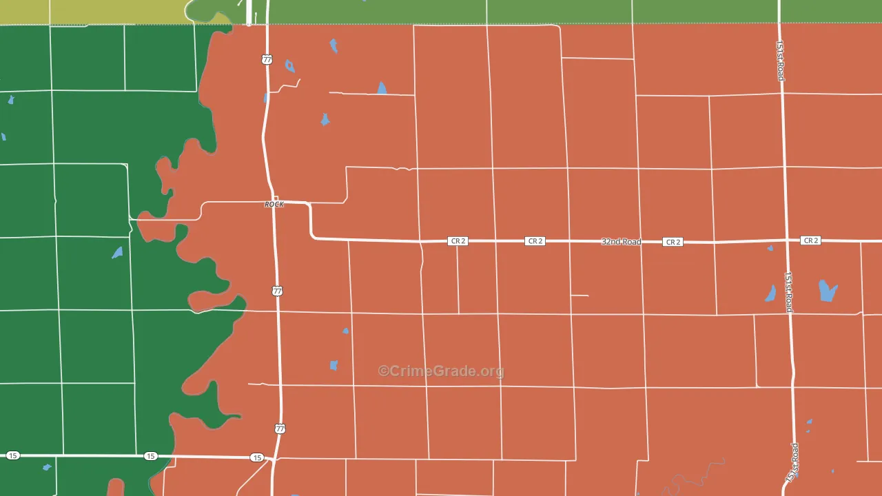 67131, KS Map of Theft Rates