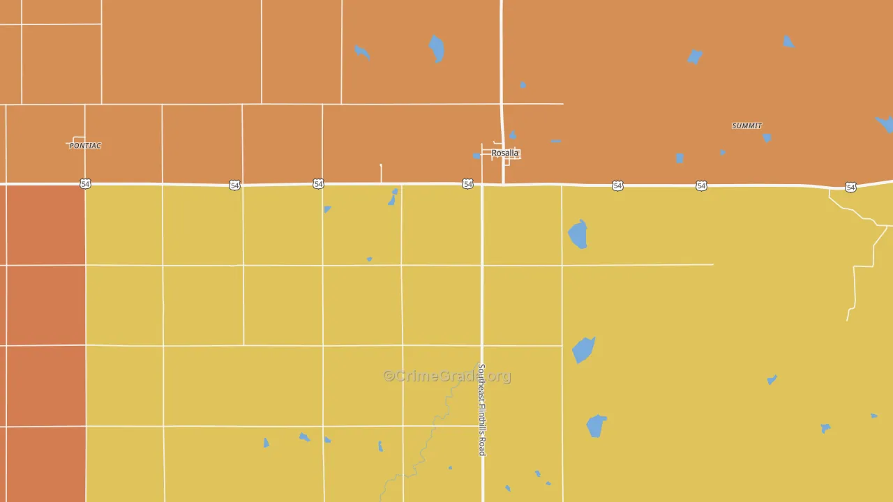 67132, KS Map of Theft Rates