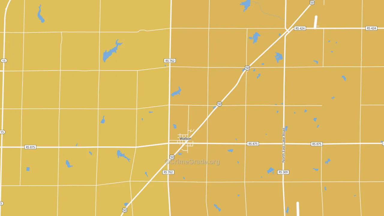 67151, KS Map of Theft Rates