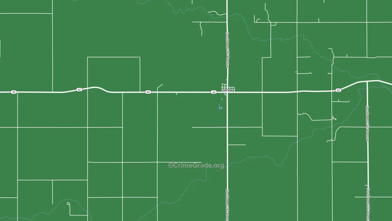 67159, KS Map of Theft Rates