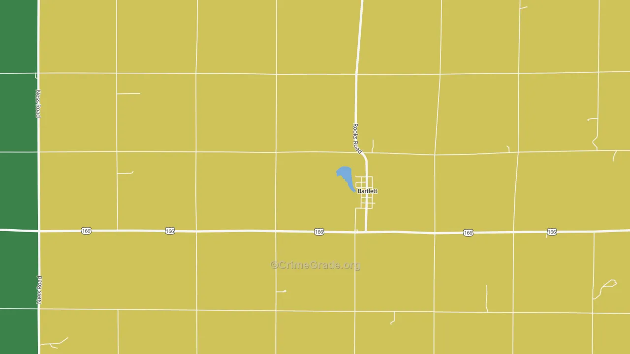 67332, KS Map of Theft Rates