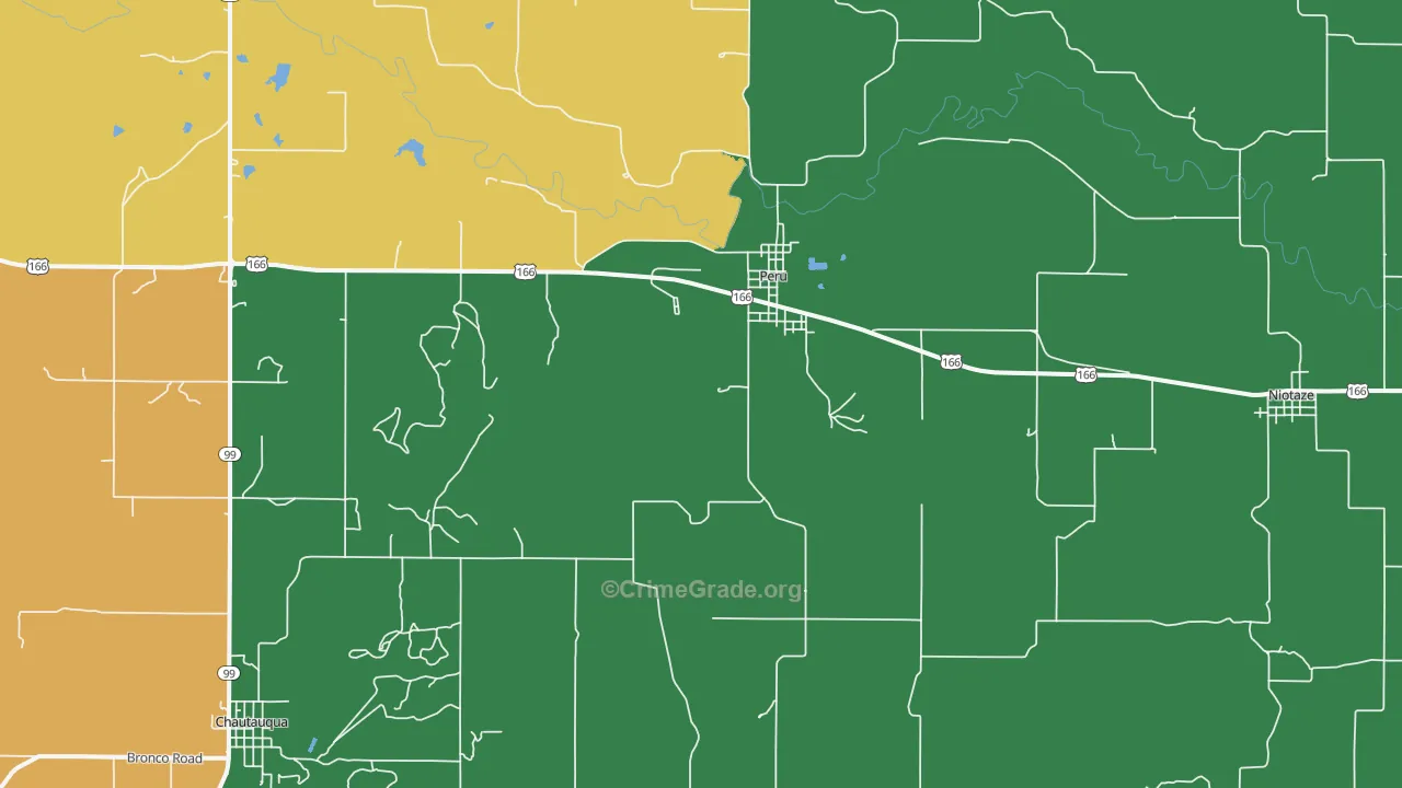 67360, KS Map of Theft Rates