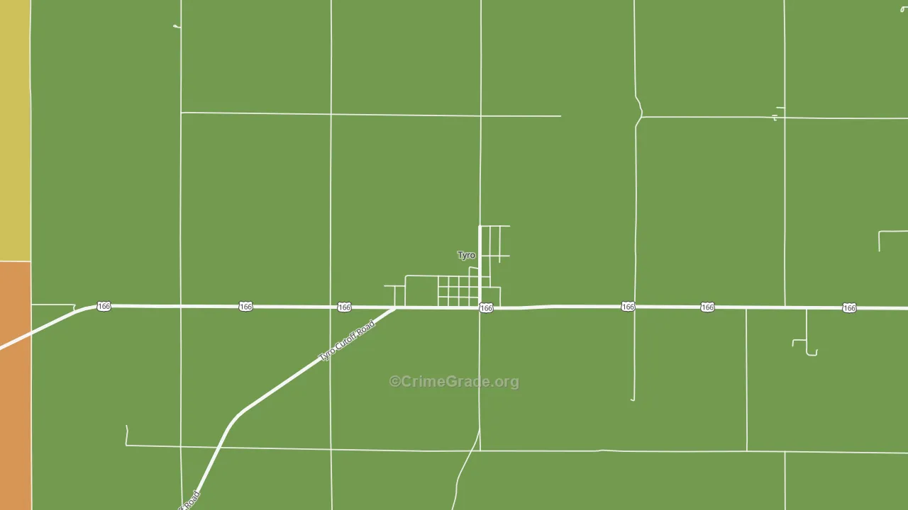67364, KS Map of Theft Rates