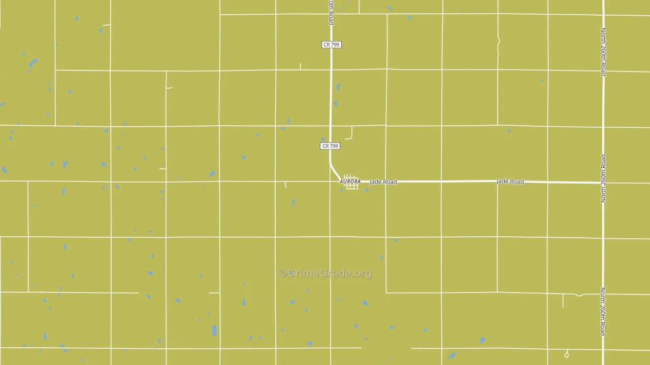 67417, KS Map of Theft Rates