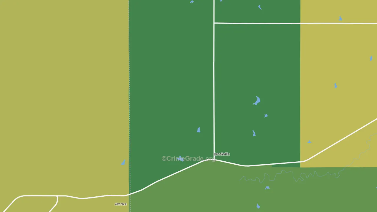 67425, KS Map of Theft Rates