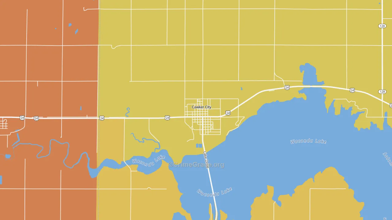 67430, KS Map of Theft Rates
