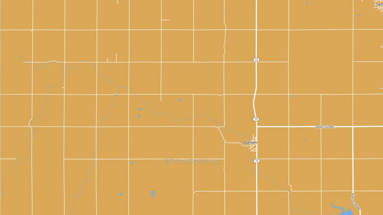 67438, KS Map of Theft Rates