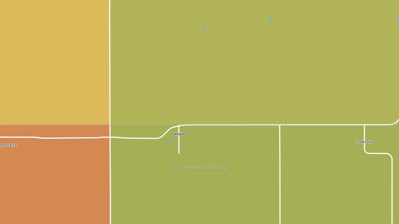67444, KS Map of Theft Rates